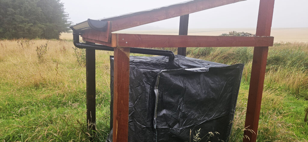 Rainwater collection system.